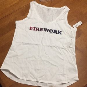 NWT Old Navy Patriotic Tank Top